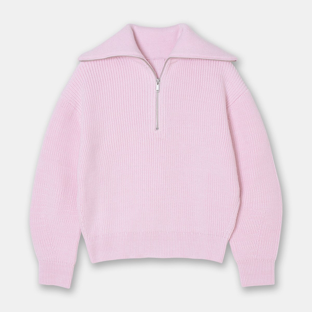 Casual Style Neck Wool Blend Knit Sweater - Image 9