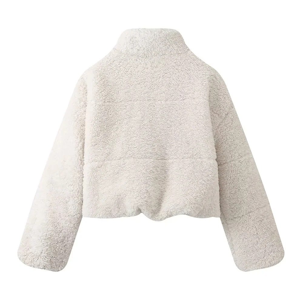 Fleece Short Cotton Jacket Jacket Coat - Image 3