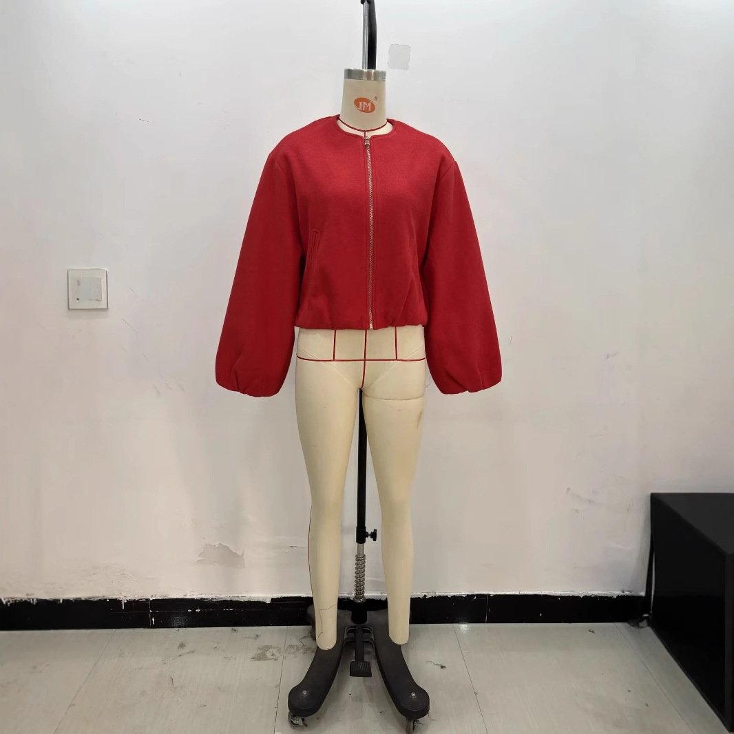 European And American Fashion Soft Bomber Jacket Coat - Image 3