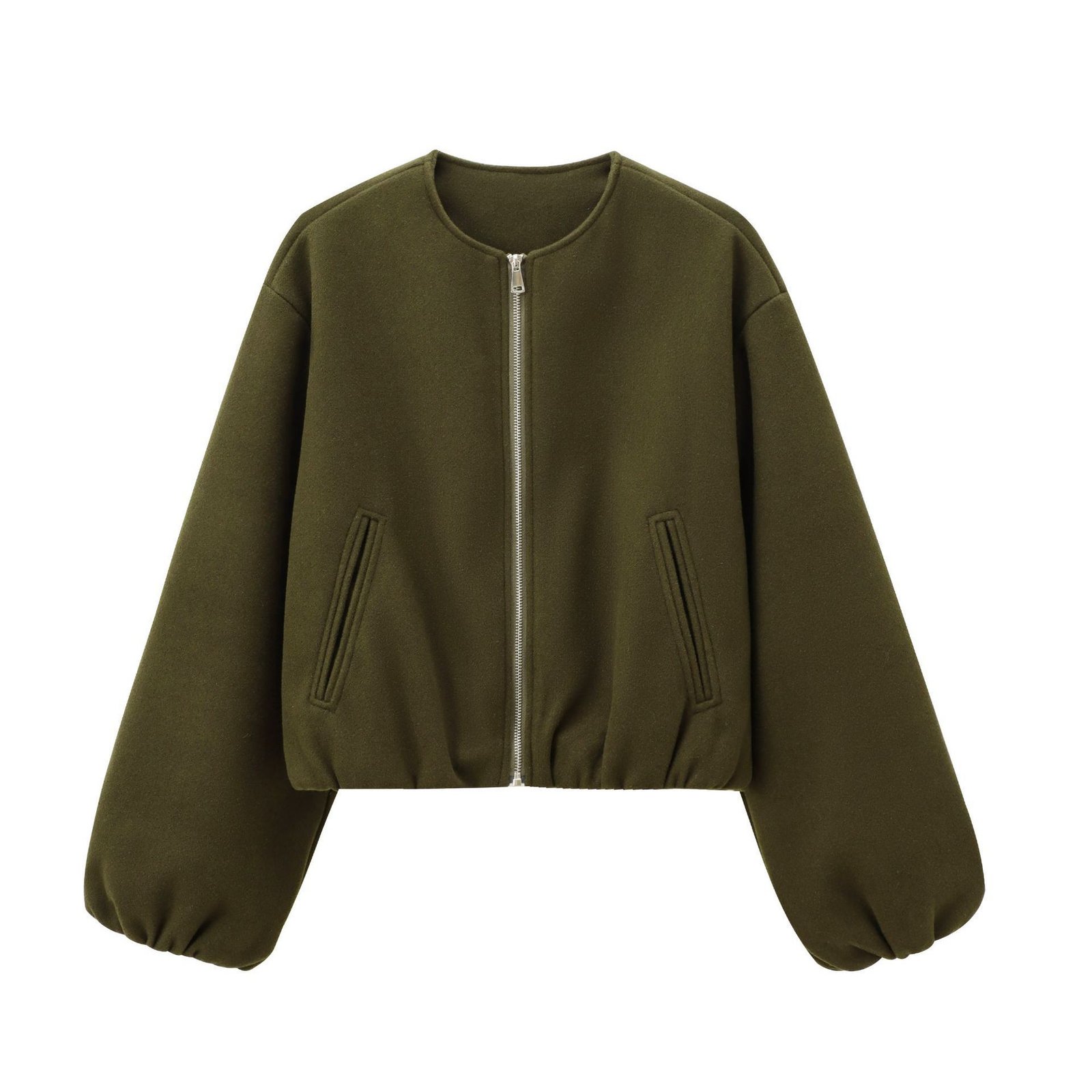 European And American Fashion Soft Bomber Jacket Coat - Image 8