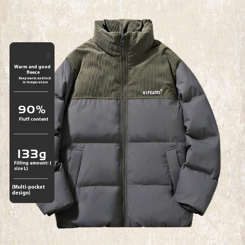 Duck Down Down Jacket Men's Winter American Outdoor - Image 7